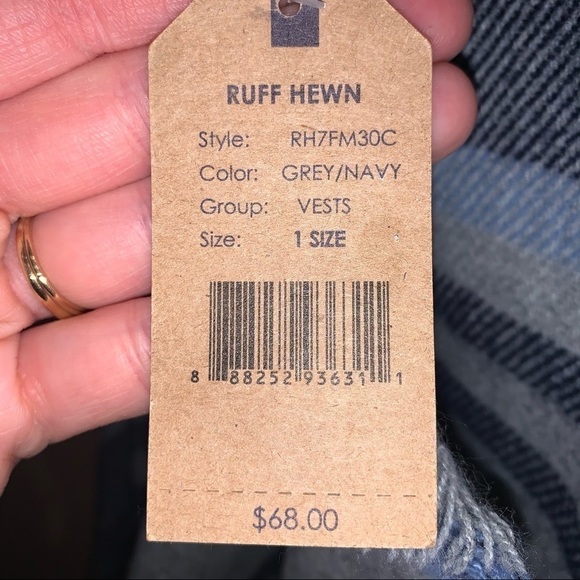 New with Tags Ruff Hewn Long Vest Cardigan Sweater - Picture 10 of 11